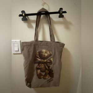 Authentic See by Chloé Teddy Corduroy Tote Bag – Brown